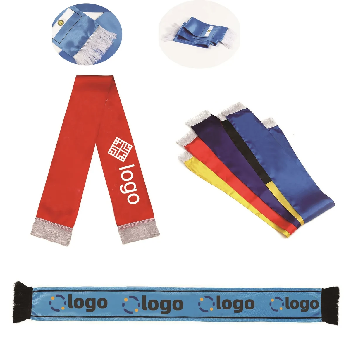Custom Printed Stadium Scarf 1