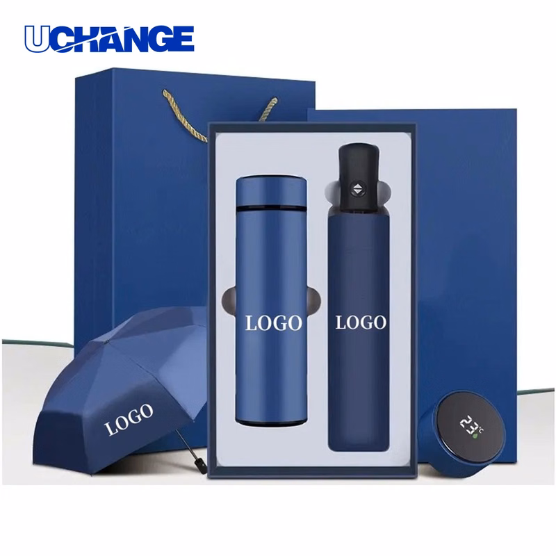 Thermos Cup and Umbrella Gift Set