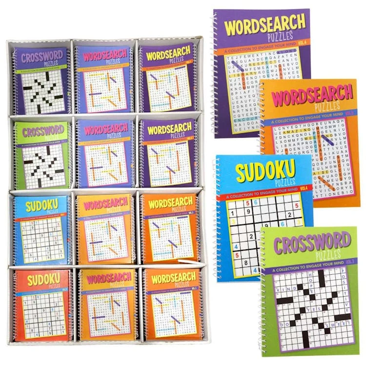 Puzzle Books Spiral - Four Titles 1