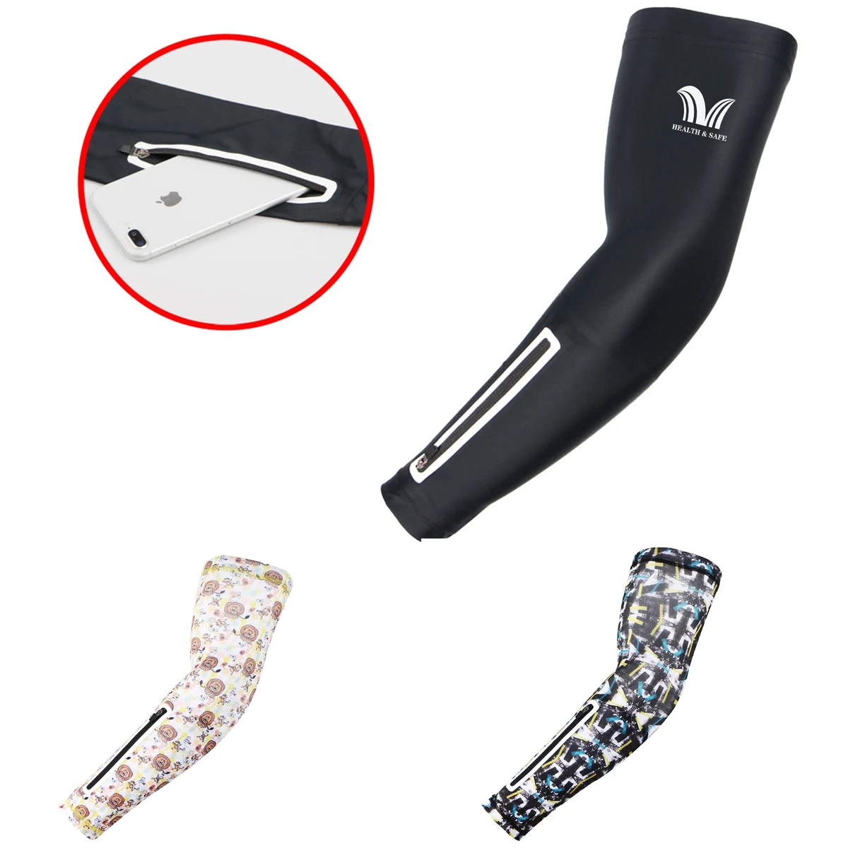 Sport Arm Sleeves w/ Pocket 1