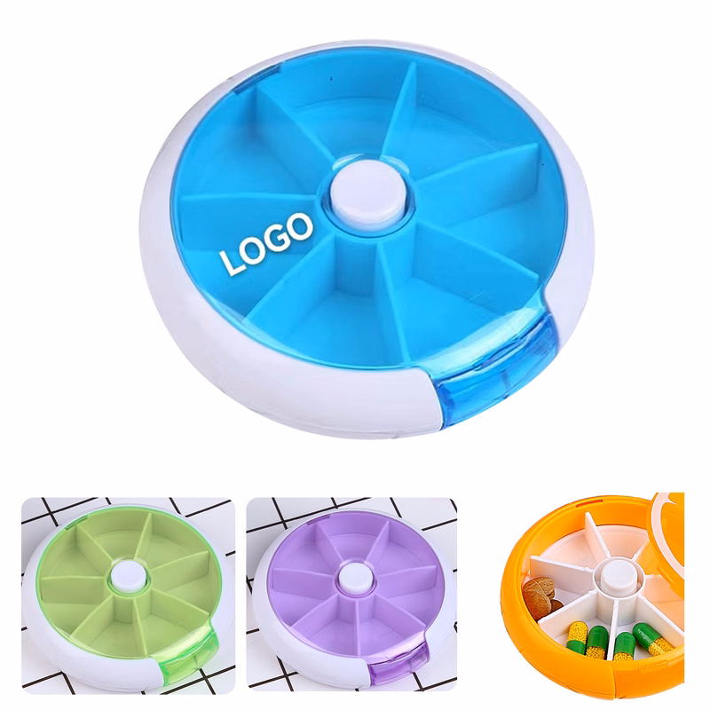 One-Week Rotating Pill Box
