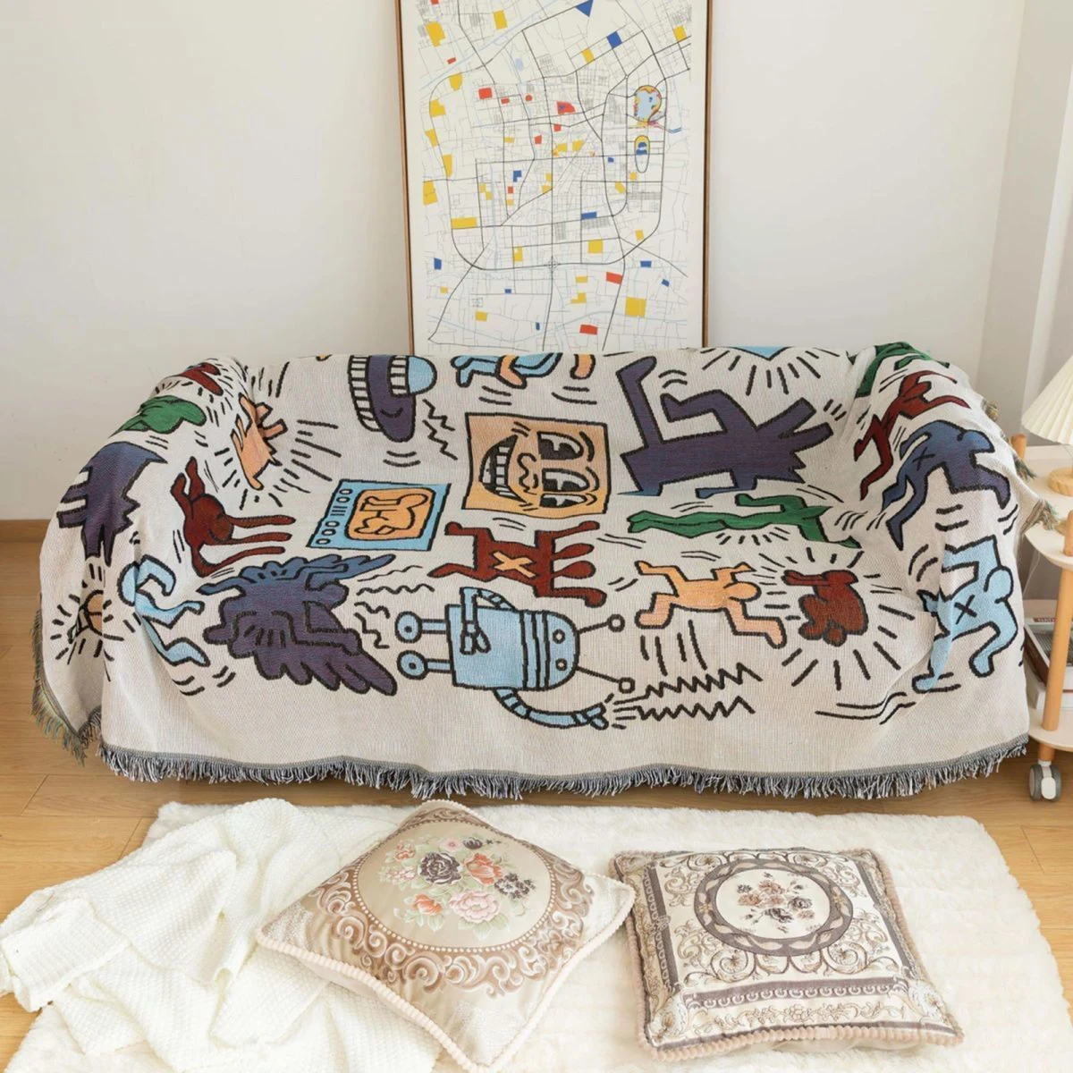 Custom Woven Tapestry Throws Blanket 1