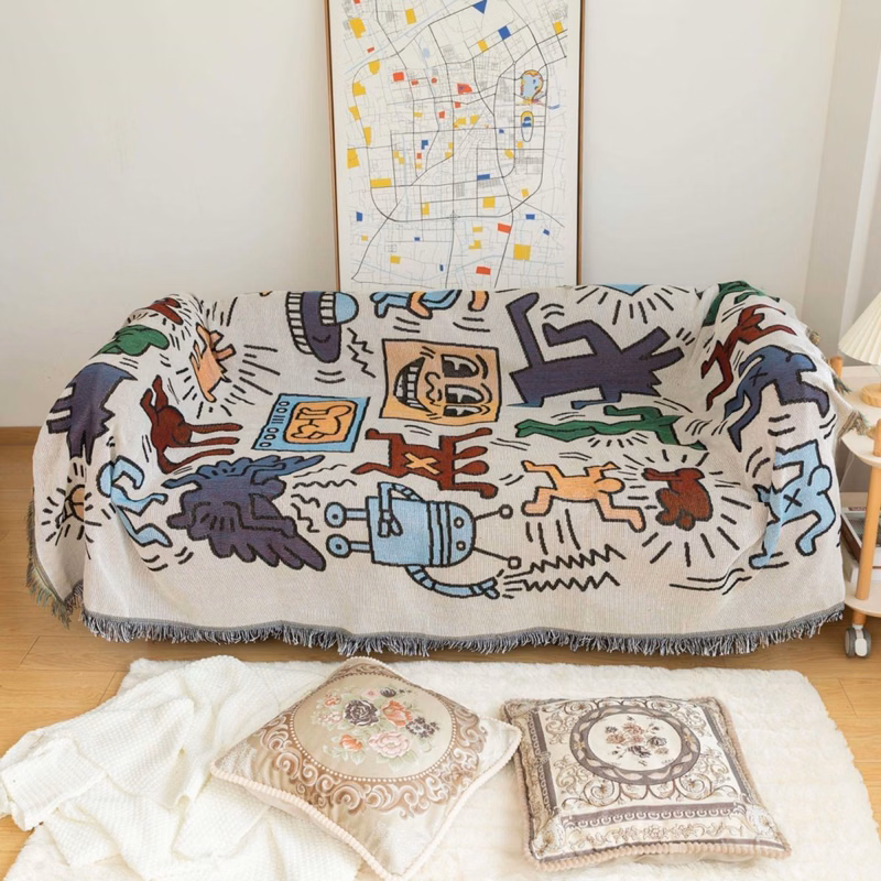 Custom Woven Tapestry Throws Blanket