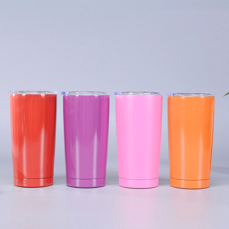 20 oz Double Wall Metal Car Coffee Cup