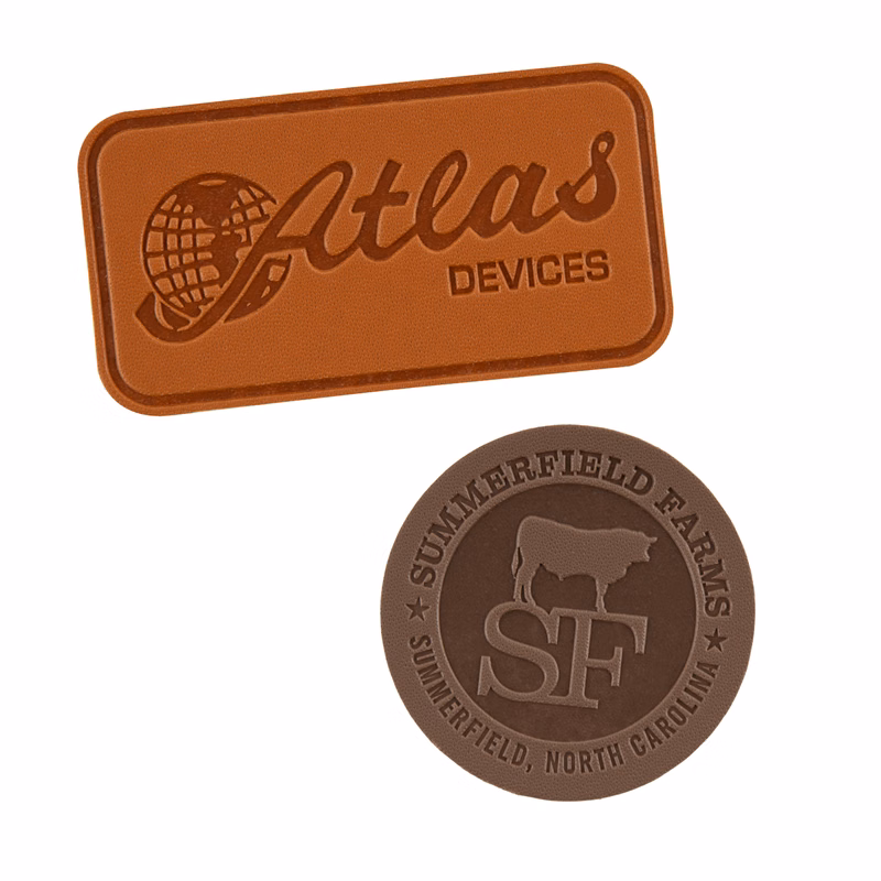 3.5" Faux Leather Patch