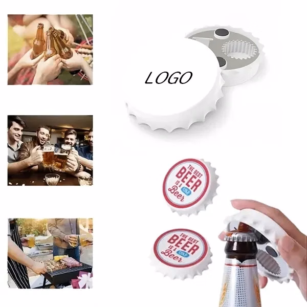 2-In-1 Bottle Opener Magnet