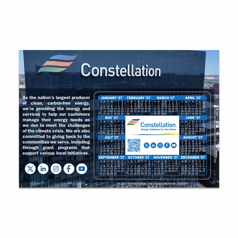 Repo Postcard with Detachable Calendar