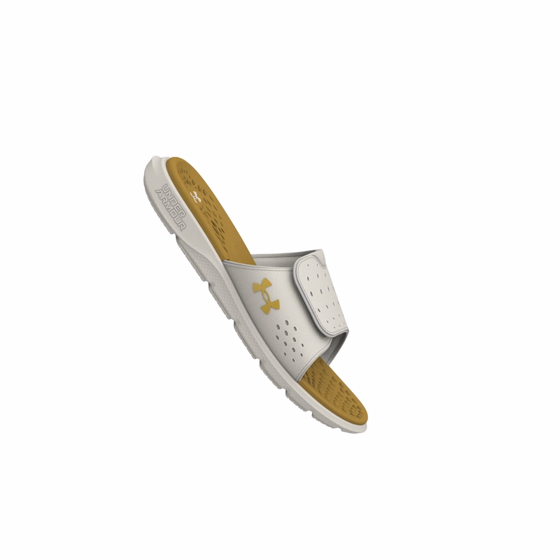 Women's UA Ignite Pro Etched In Stone Slides 