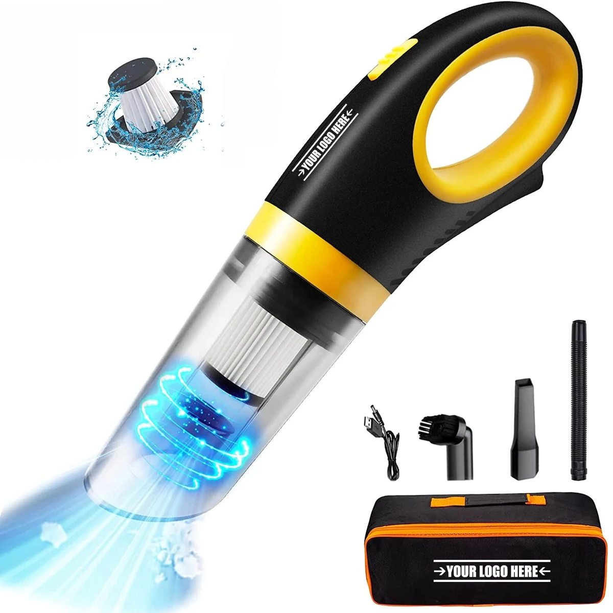 Rechargeable Vacuum Cleaner For Car And Home 1