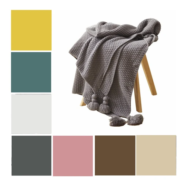 Tassel Throw Blanket 1