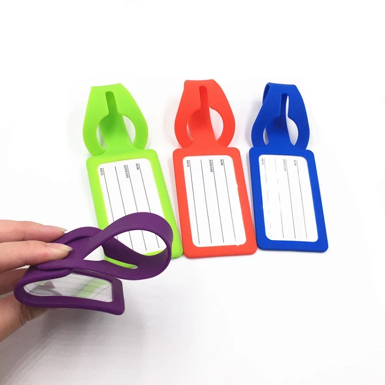 Plastic Silicone Luggage Tag 1
