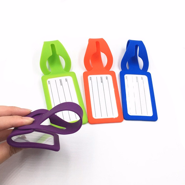 Plastic Silicone Luggage Tag