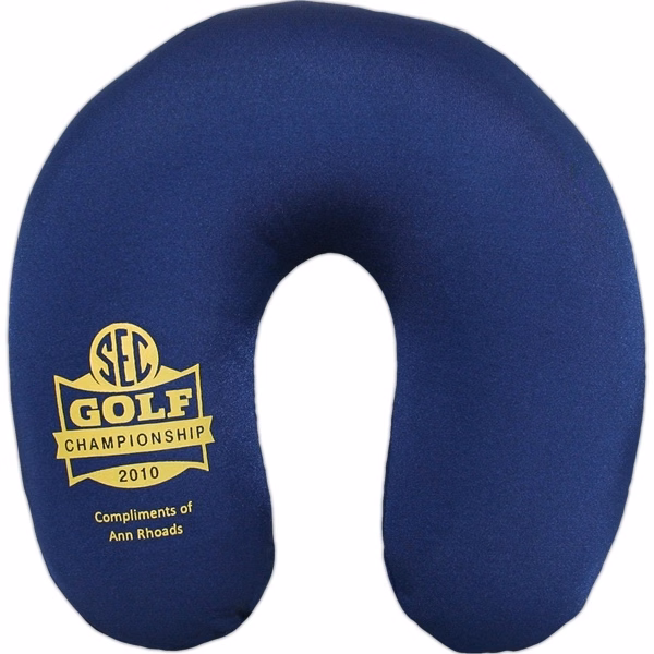 Navy Blue Curved Neck Pillow