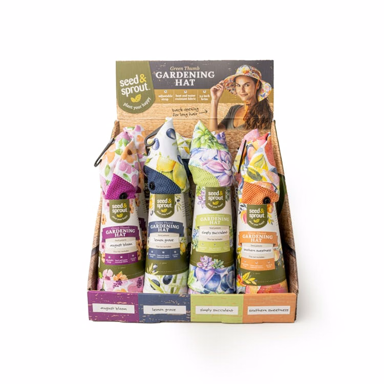 Gardening Hats - Foldable 4 Flower Styles