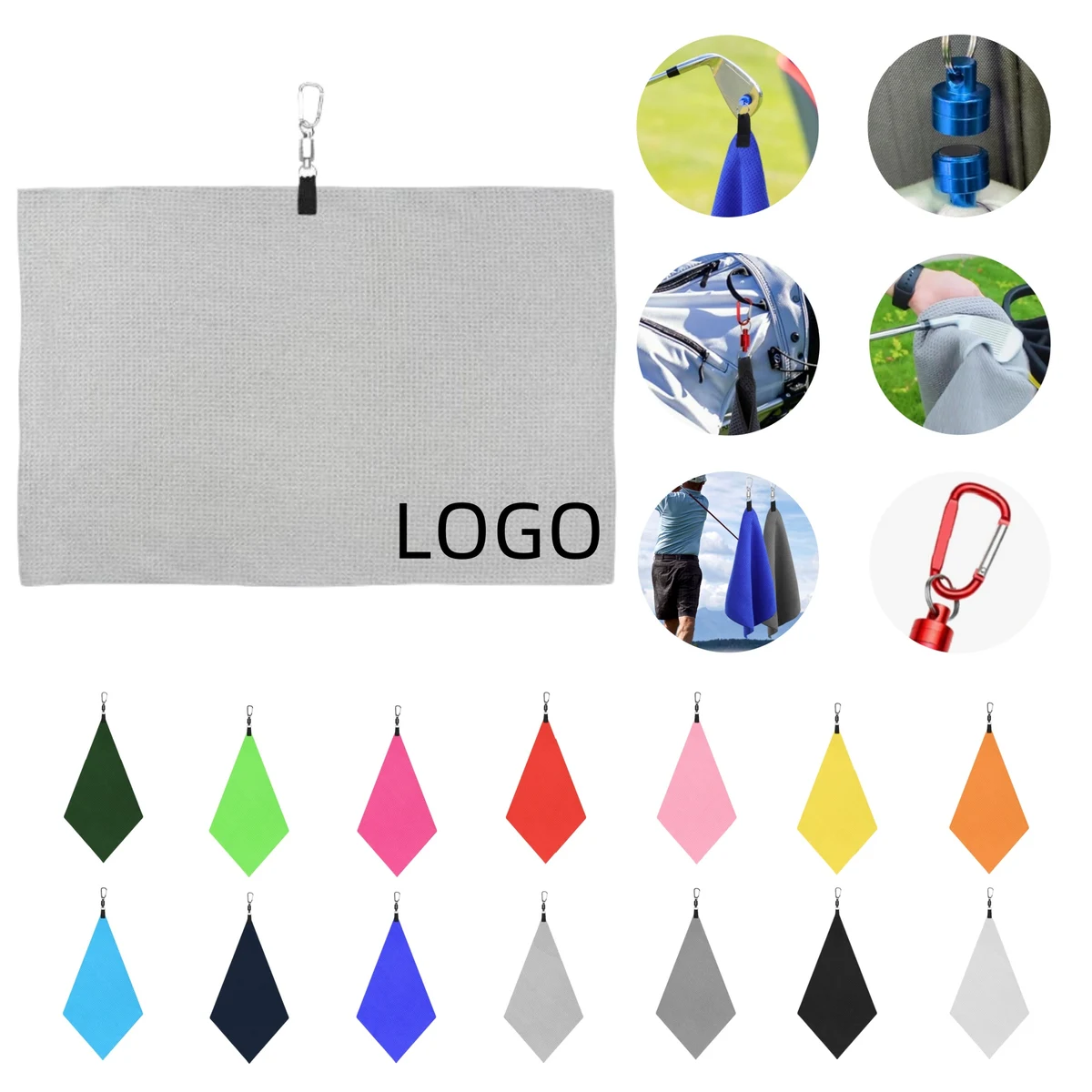 Magnetic Golf Towel 1