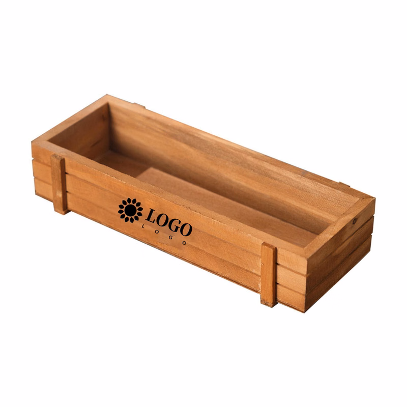 Pine Wood Planter Box Multiple Color Succulent Planters