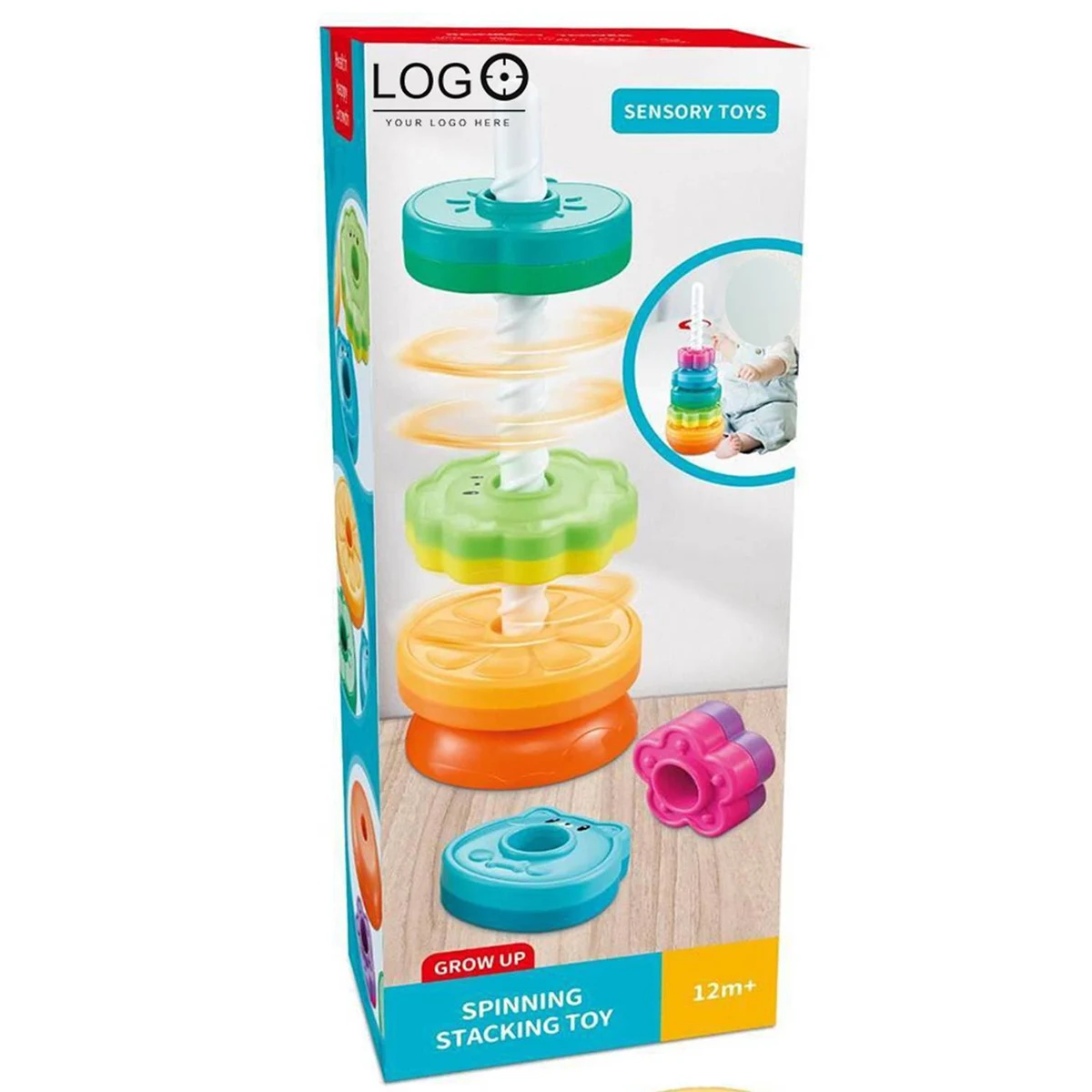 Fruit Animal Rotating Stacking Toy 1