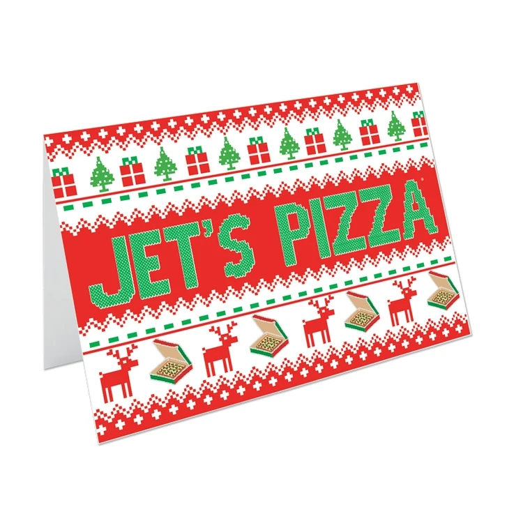 Greeting Card printed full color 4/0 with gloss UV and plain white A8 envelopes 1