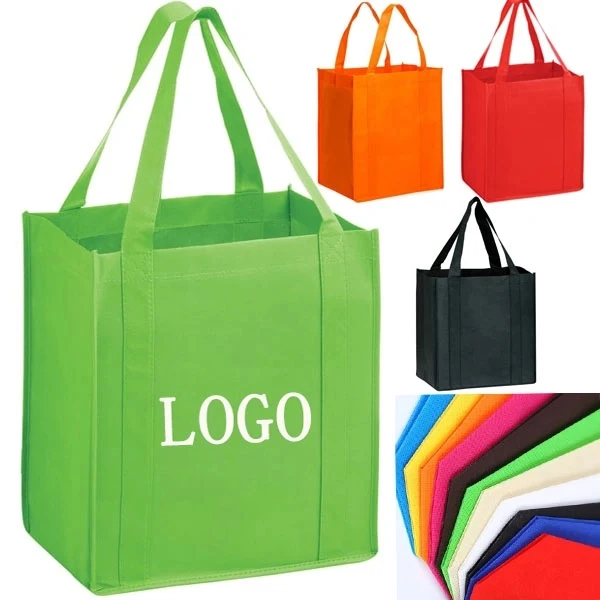 Non Woven Grocery Tote Bag- (12W x 8 x 13H) 1