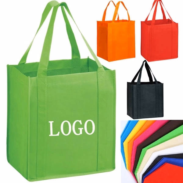 Non Woven Grocery Tote Bag- (12W x 8 x 13H)