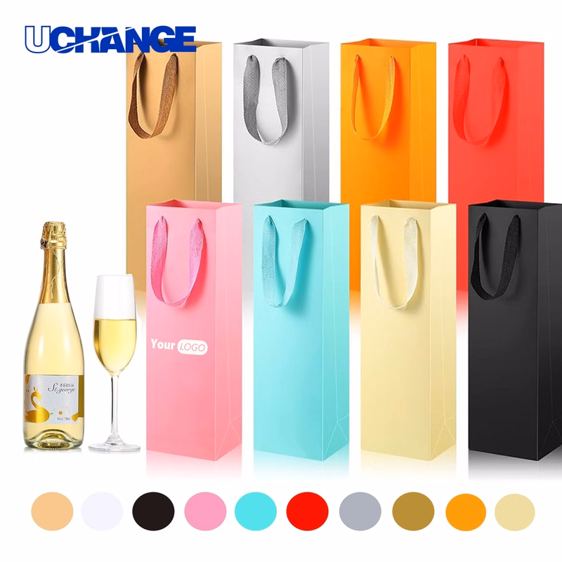 Wine Gift Bag Container with Handle