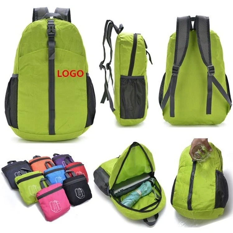 Outdoor Foldable Nylon Backpack/ Traveling Bag 1