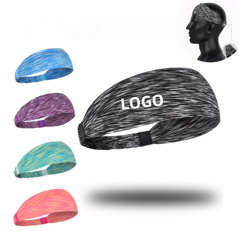 MOQ 50 Non Slip Sports Headband Sweatbands