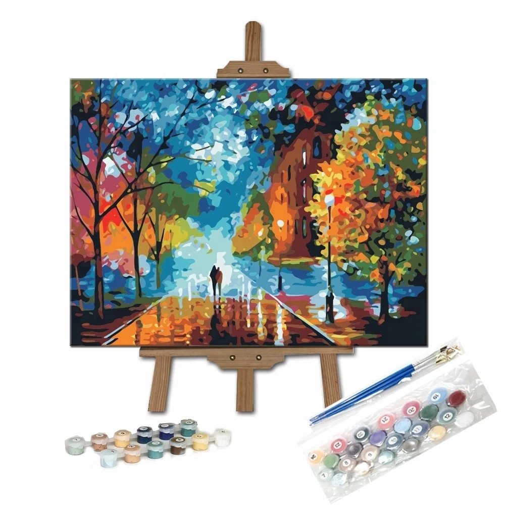 16x20 Inch Canvas Paint by Numbers 1