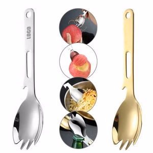 Versatile Stainless Steel 4 In 1 Spork Spoon Fork