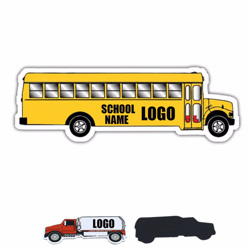 Custom School Bus Shape Magnet – 5.25" x 1.75"