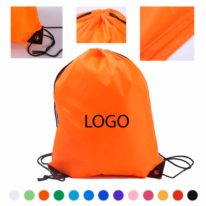Eco-Friendly 210D Polyester Drawstring Bag