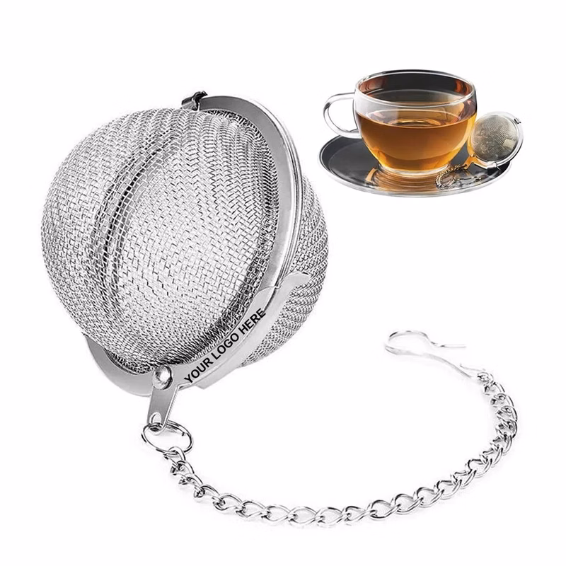 2" Dia Stainess Steel Mesh Spherical Tea Strainer Ball