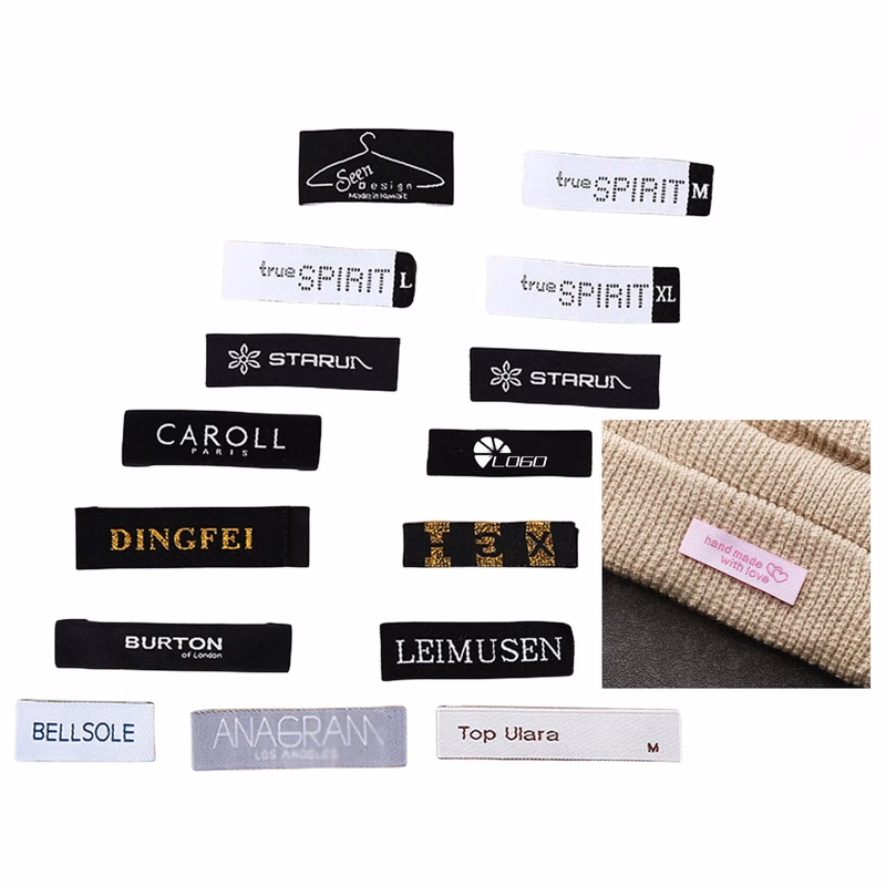 MOQ500 Weaving Marks Clothing Labels