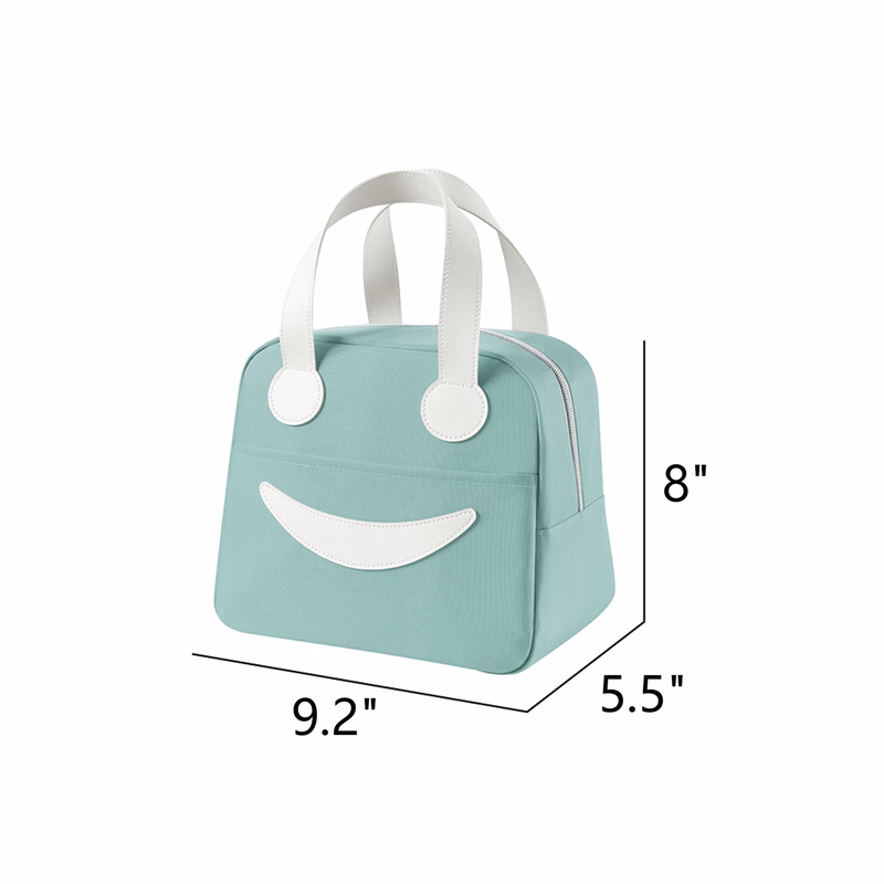 Oxford Cloth Insulated Tote with Aluminum Foil - Smiley Edition