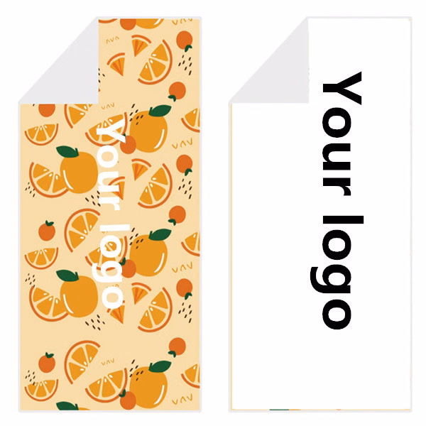 Microfiber printed beach towel