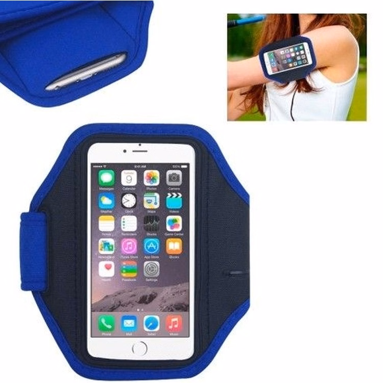 Vinyl with open cell foam insulation material Iphone 6 armband. sport phone armband