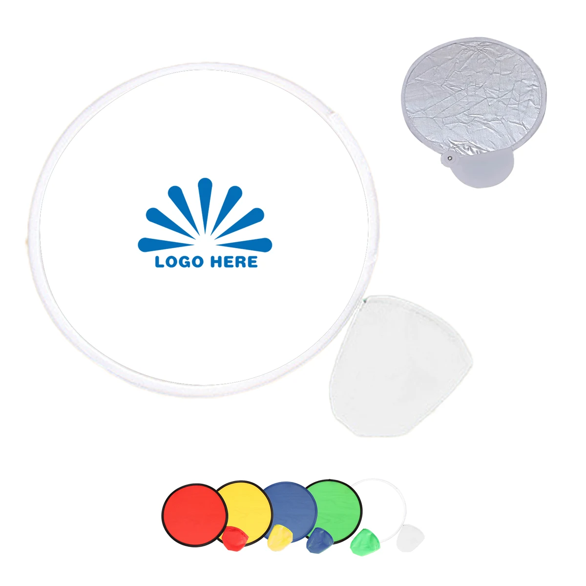 Round Foldable Nylon Fan 1