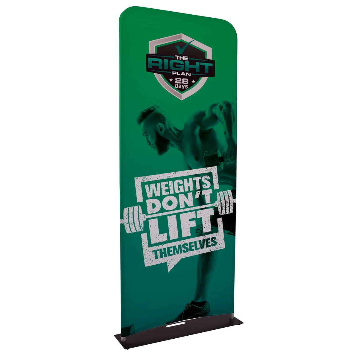 3' EuroFit Banner Display Kit (Biodegradable Fabric) 1