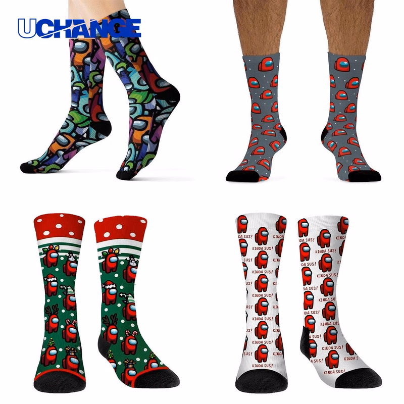 360 Digital Print Crew Socks