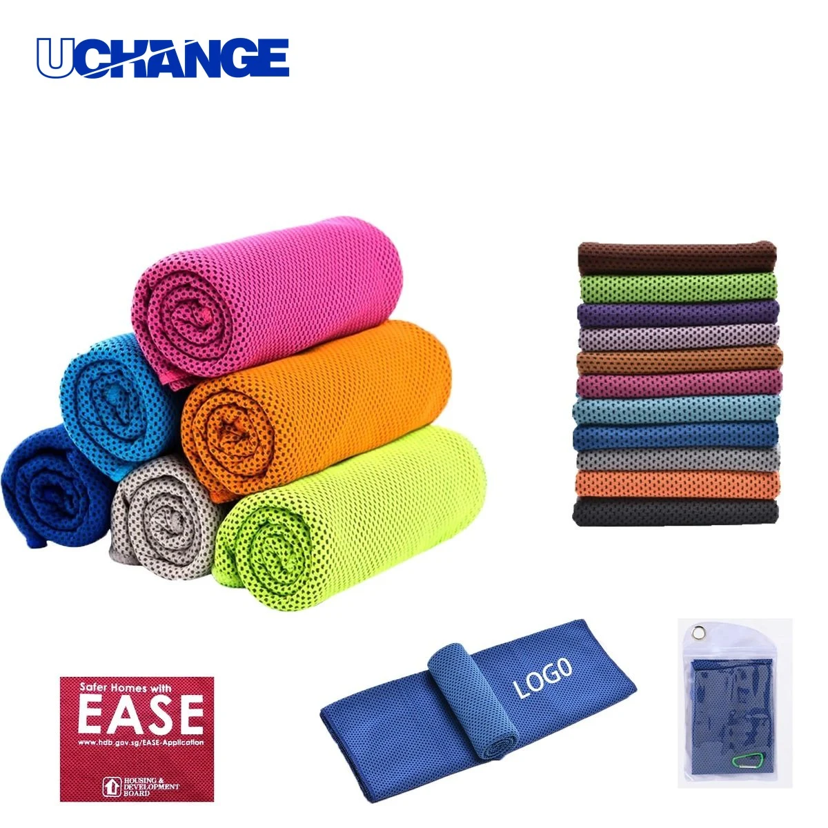 Sports Cool Towel with Hiking Buckle for Outdoors 1