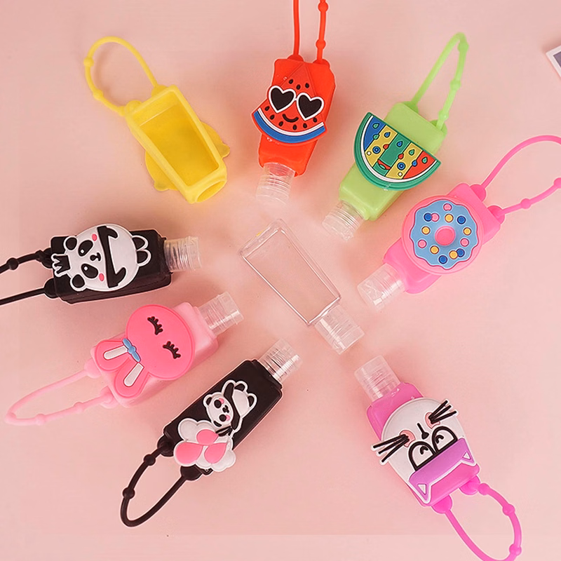 Portable Cartoon Silicone Hand Sanitizer Holder