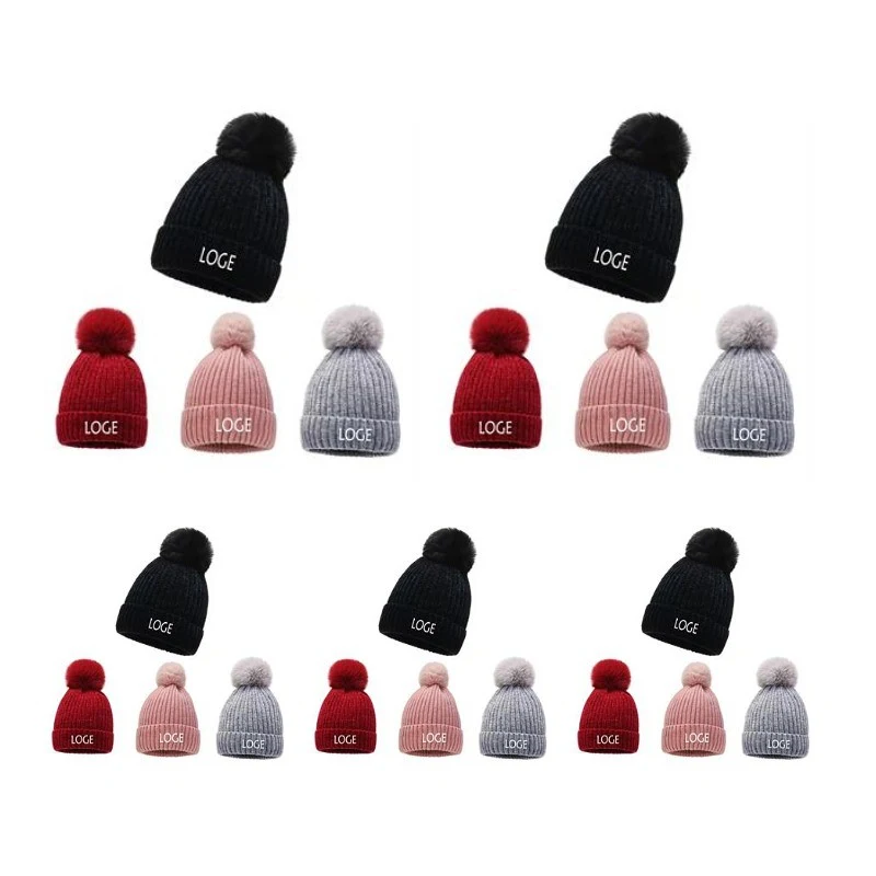 Knit Pom Beanie MOQ 100PCS 1
