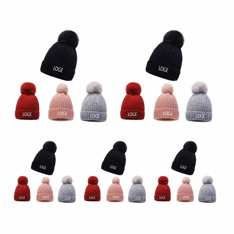 Knit Pom Beanie MOQ 100PCS