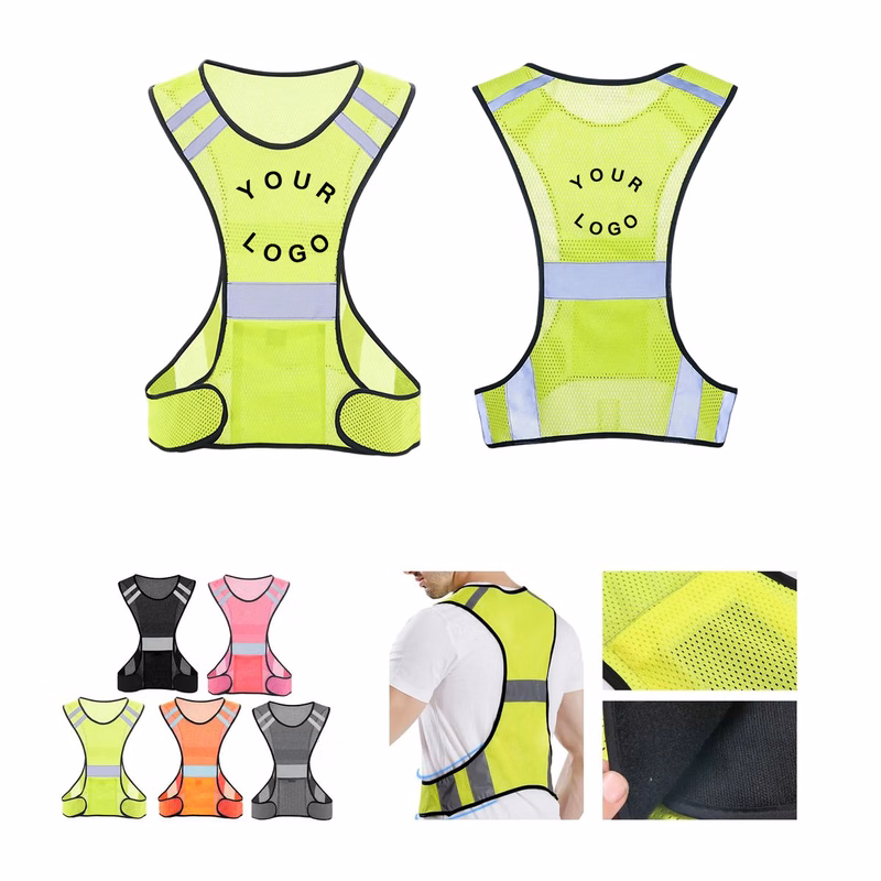 22 Inch Polyester Reflective Vest for Night Activities