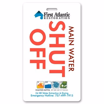 USA Made Laminated Event Tag (2.625"x4.5") Rectangle
