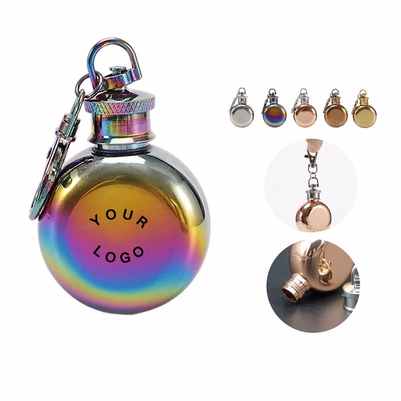 Portable 1oz Flask for Travel or Gifts