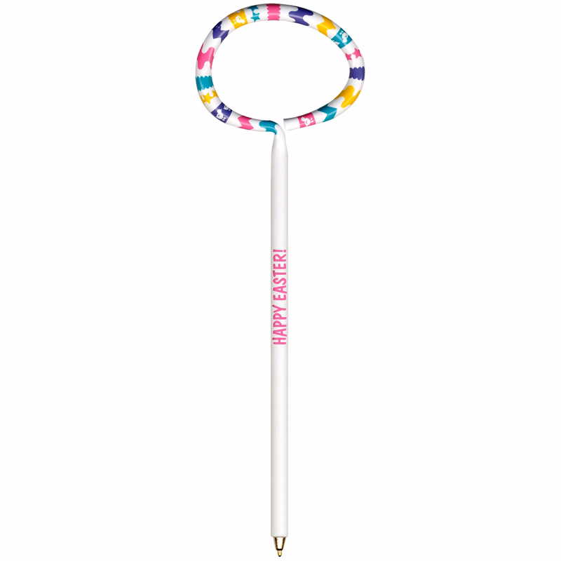 Easter Egg Cracked Multi-Color Inkbend Standard, Bent Pen