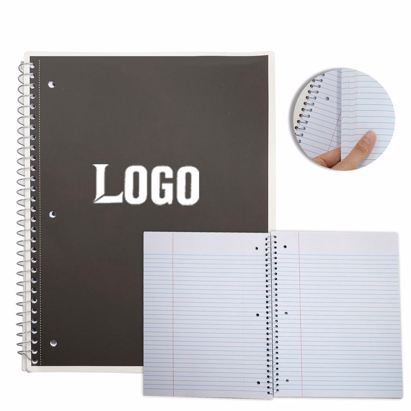 Portable Durable Spiral Notebook College Ruled For Student Notes And Homework
