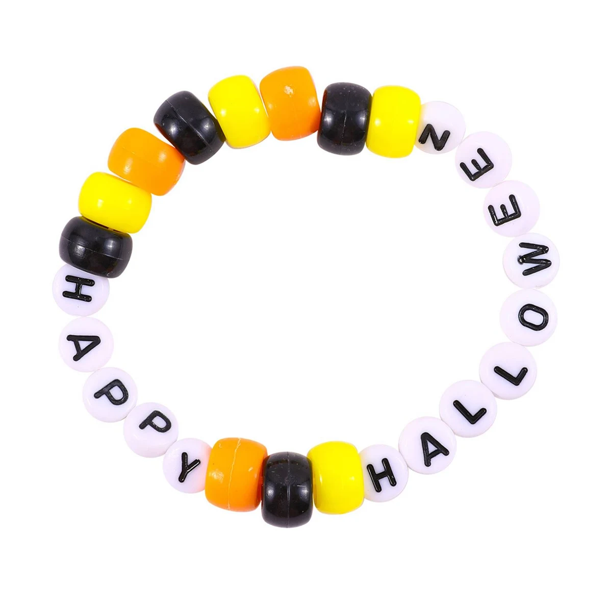 Acrylic Plastic Simple barrel letter bracelet 1