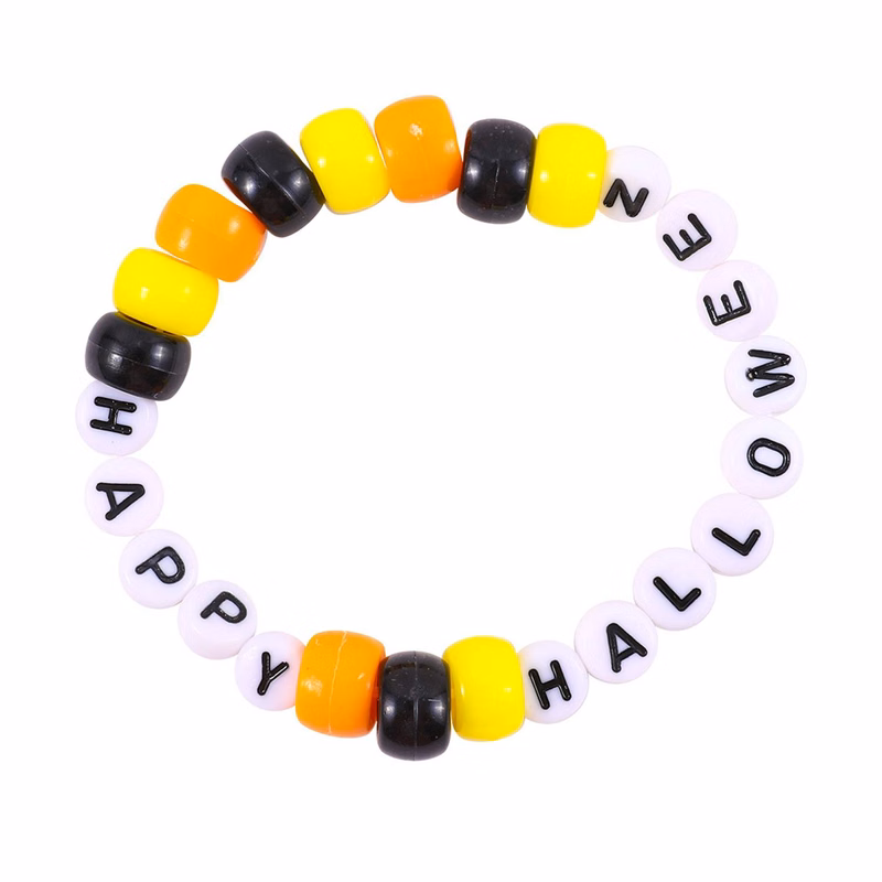 Acrylic Plastic Simple barrel letter bracelet